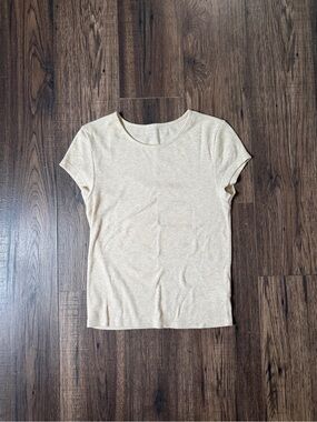 American Eagle Ribbed Jersey Tee Size Medium